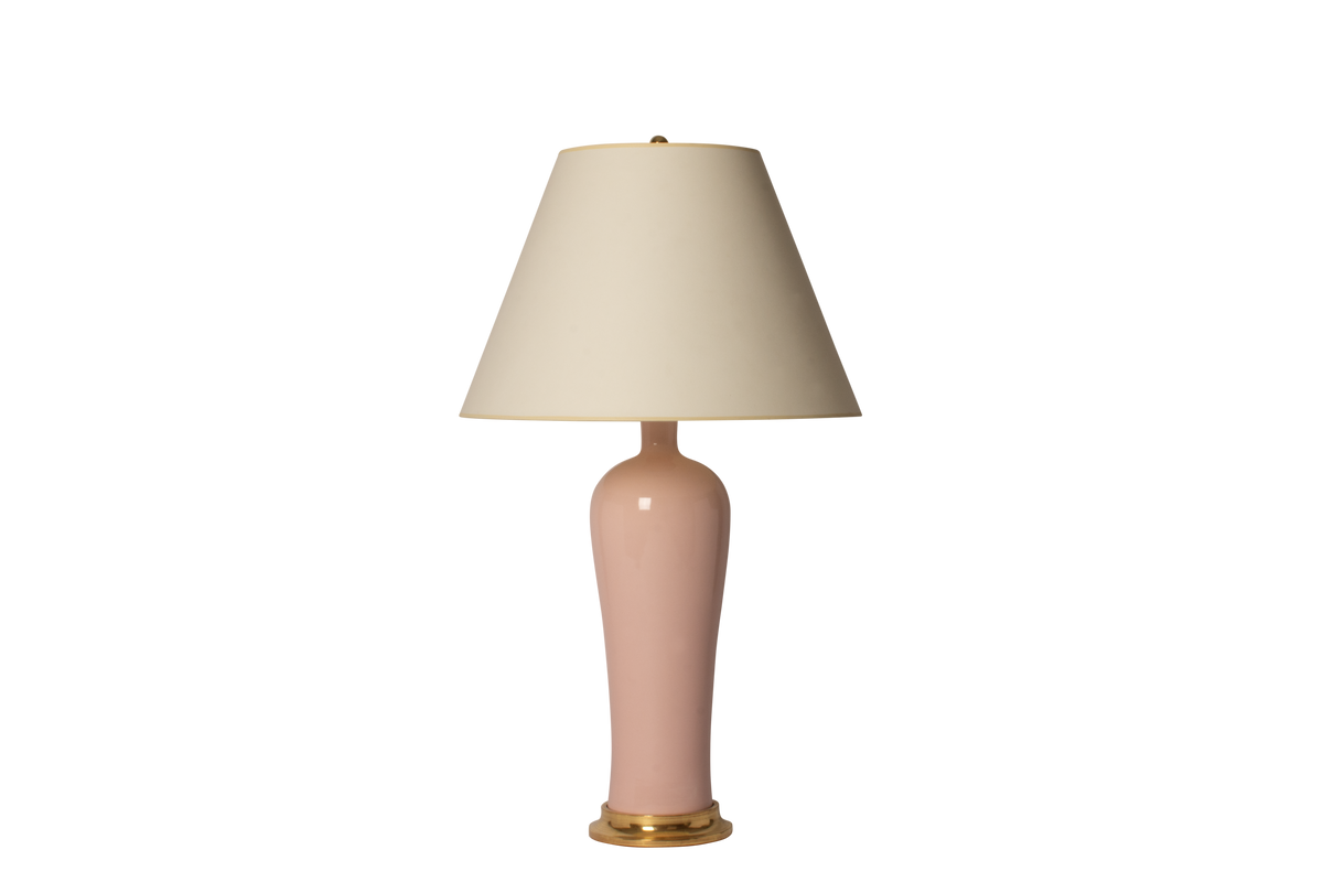 Anthony Large Lamp in Blush Pink Christopher Spitzmiller, Inc.