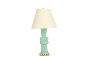 Sophie Medium Lamp in Pale Blue Green