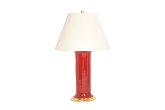 Patricia Large Lamp in Scarlet