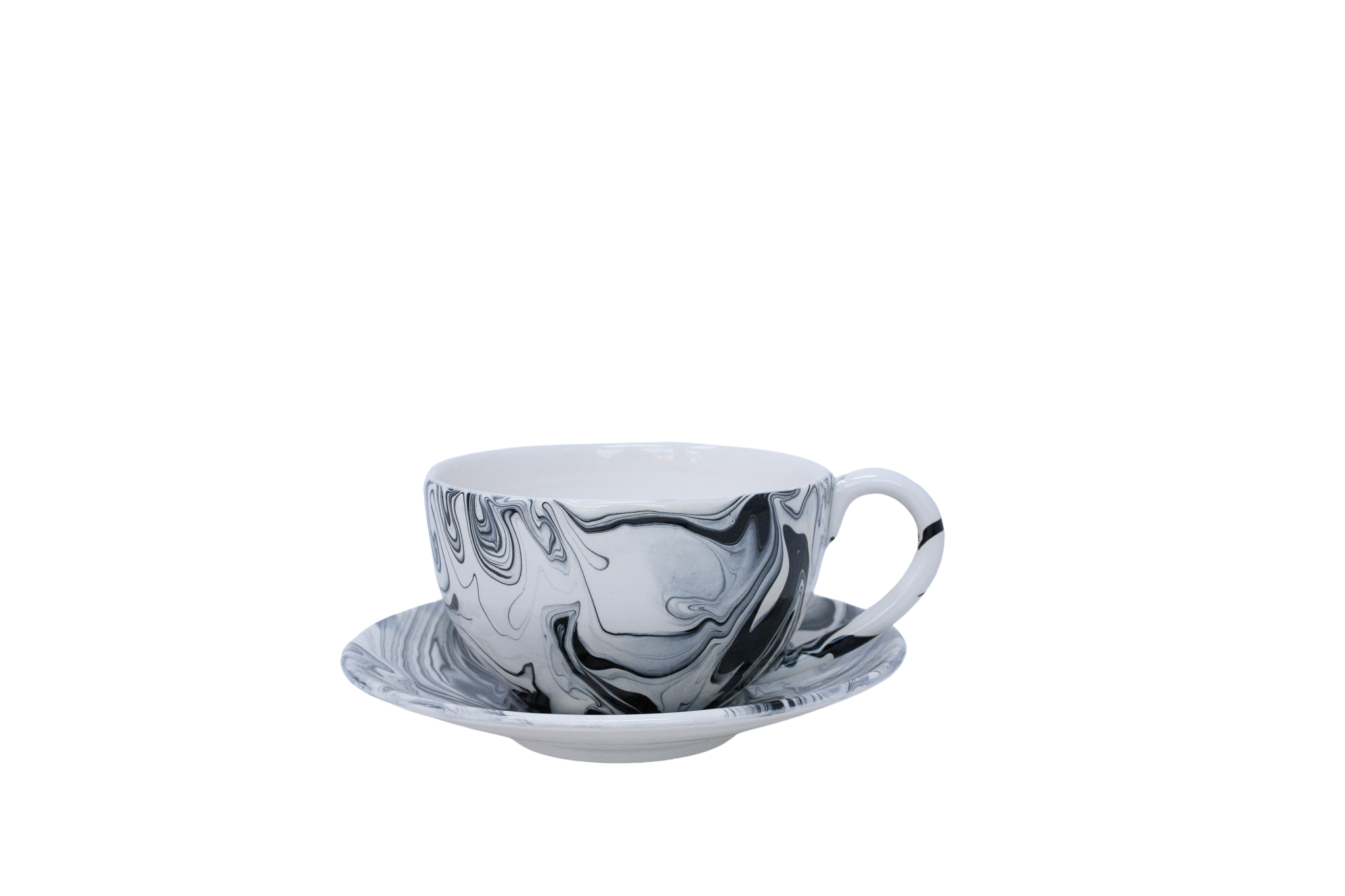 Marble Tea Cup with Saucer – Christopher Spitzmiller, Inc.