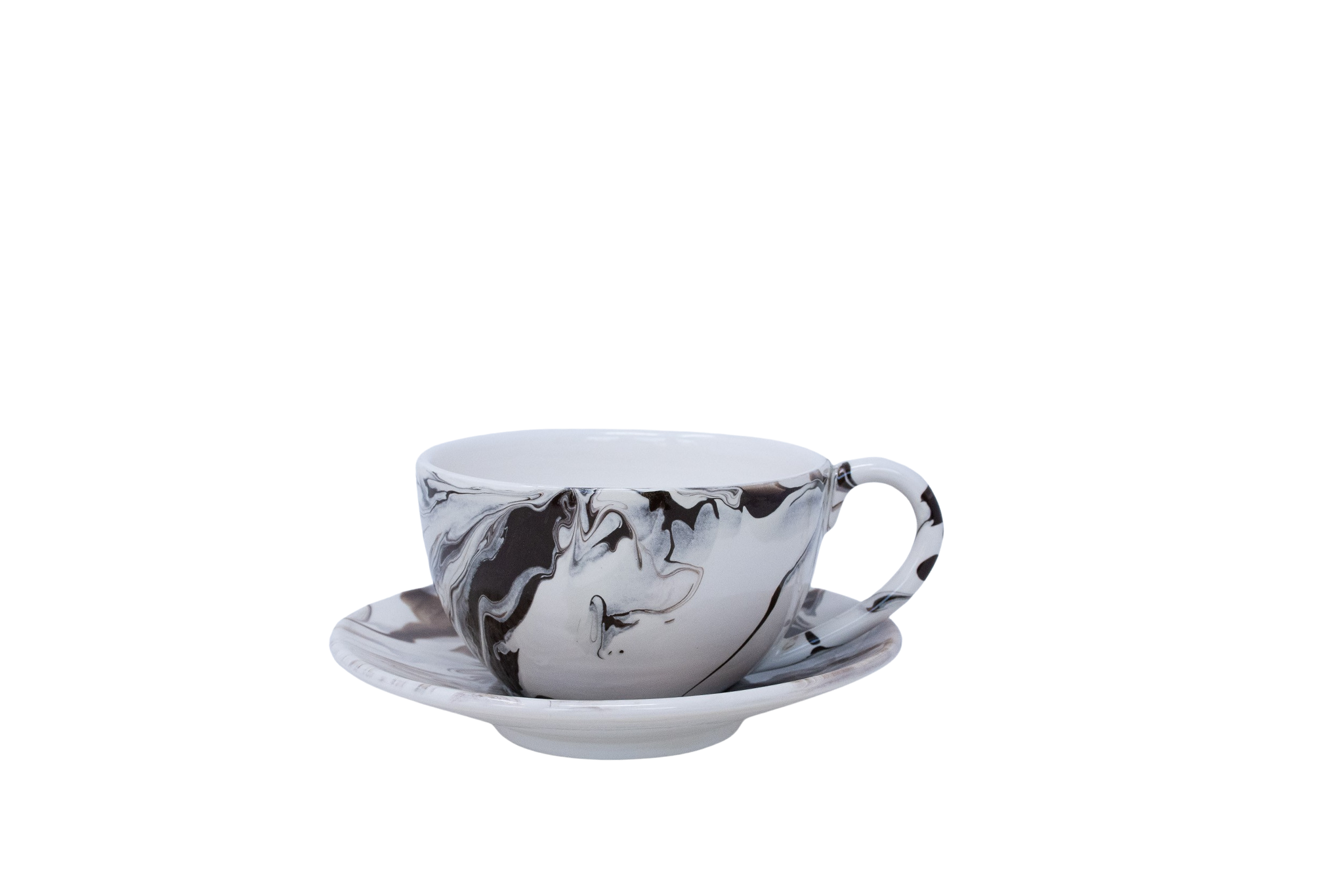 Marble Tea Cup with Saucer – Christopher Spitzmiller, Inc.