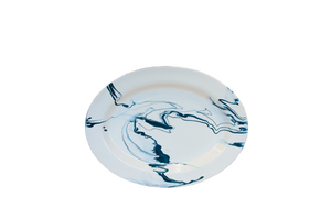 13-Inch Marble Oval Platter