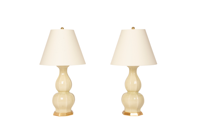 Alexander Small Lamp Pair in Sesame