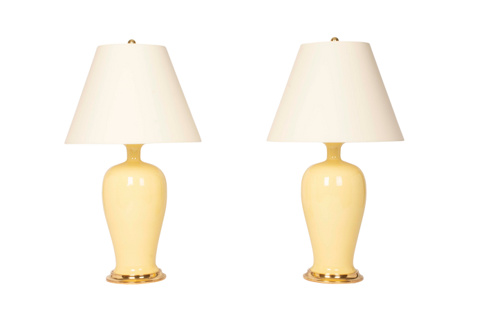 Amy Lamp Pair in Butter