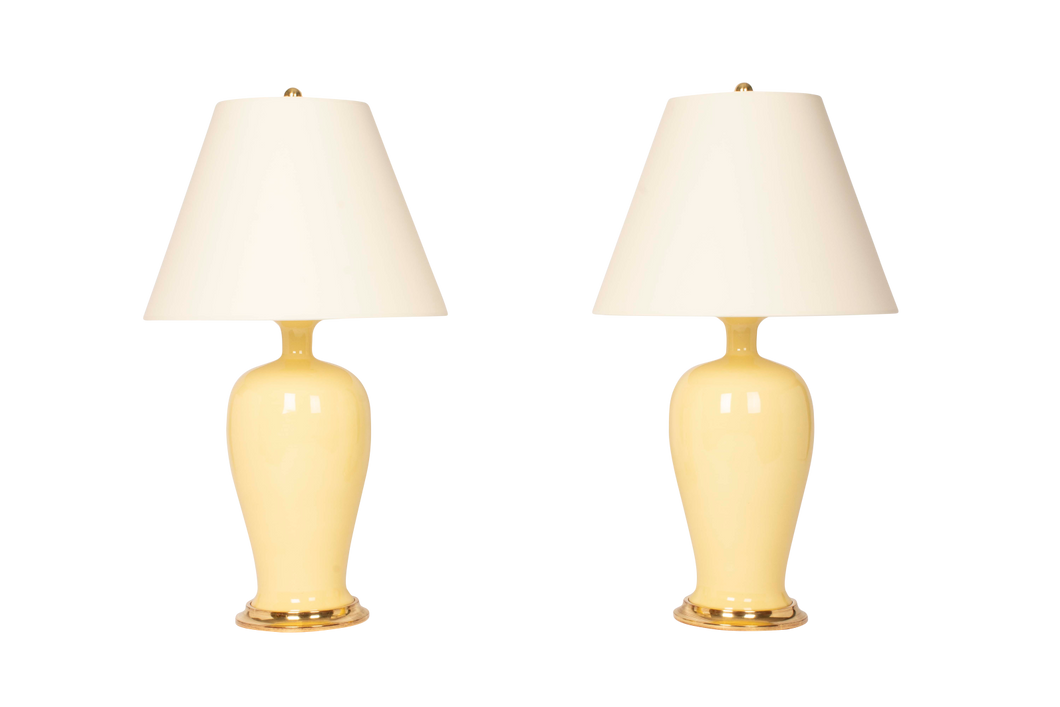 Amy Lamp Pair in Butter