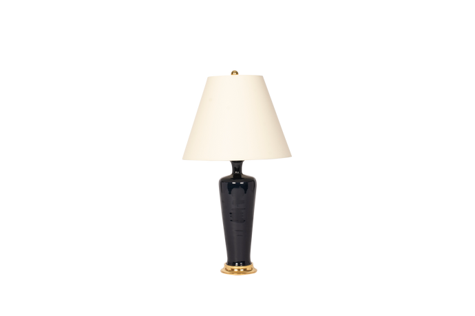 Anthony Small Lamp in Navy