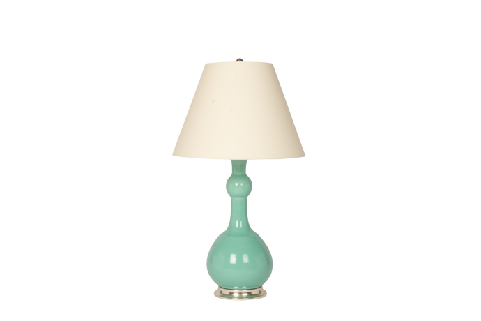 Cameron lamp, pale blue green