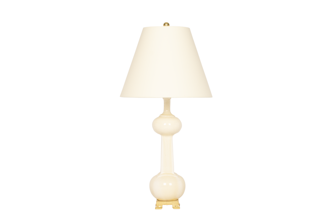 Hadley Medium Lamp in Clear Crackle