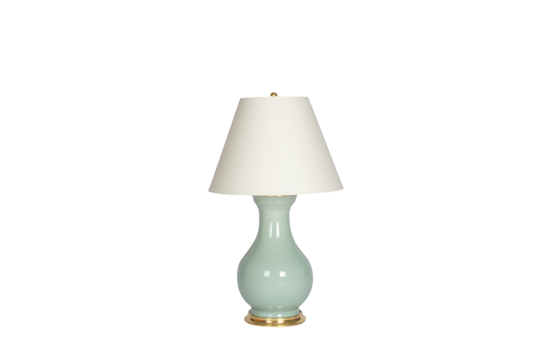 Hann Large Lamp in Duck Egg