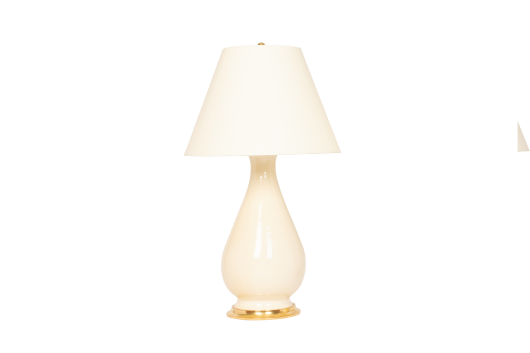 Louisa Large Lamp in Clear Crackle