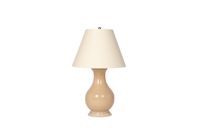 Hann large lamp, warm beige