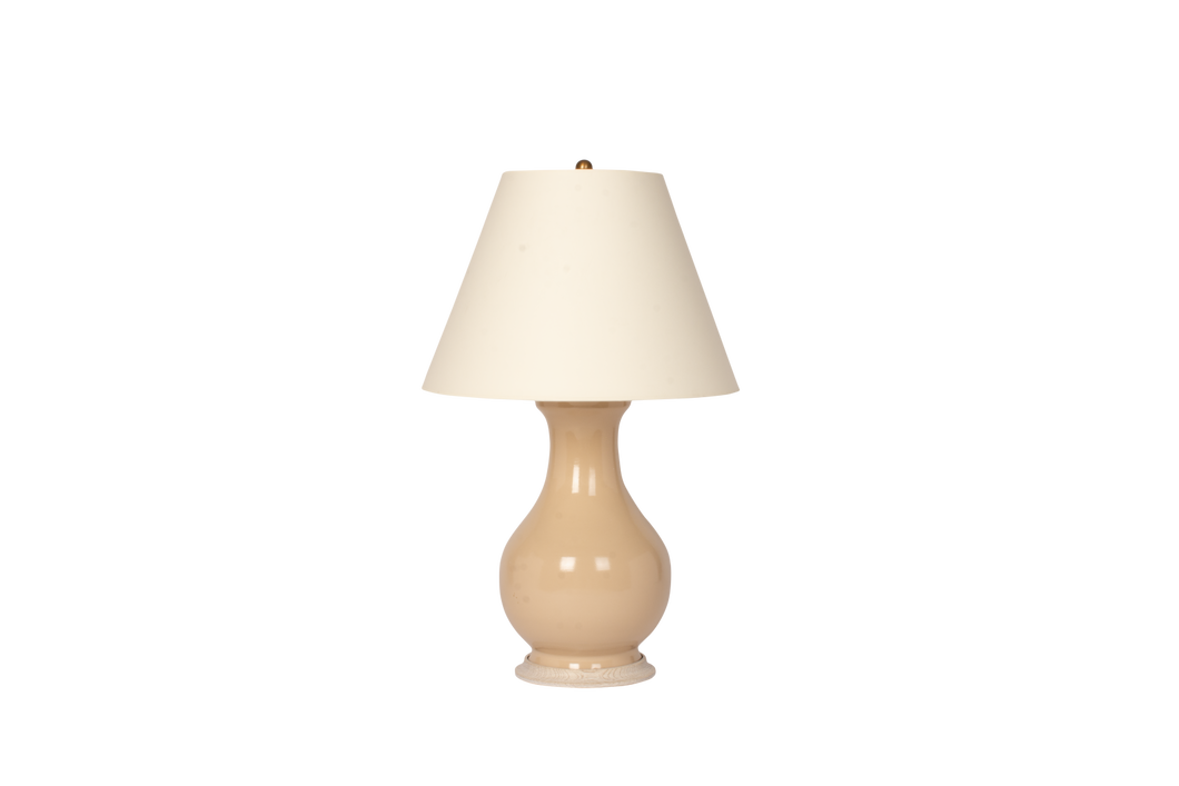 Hann large lamp, warm beige