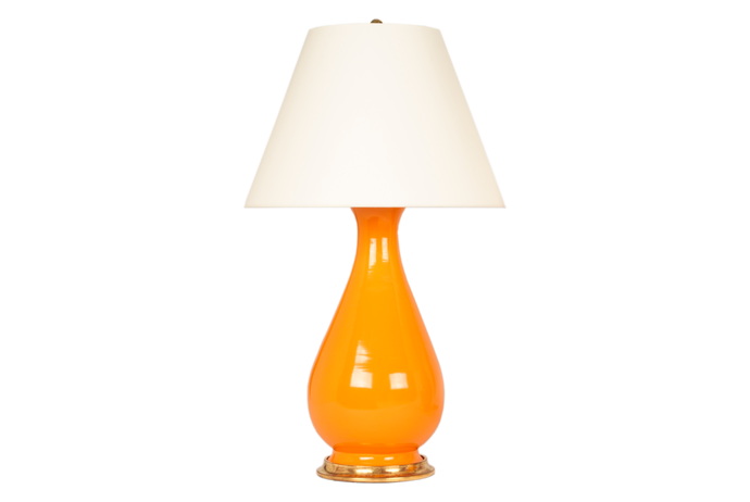 Louisa Large Lamp in Pumpkin