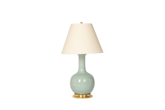 Single Gourd Large Lamp in Duck Egg