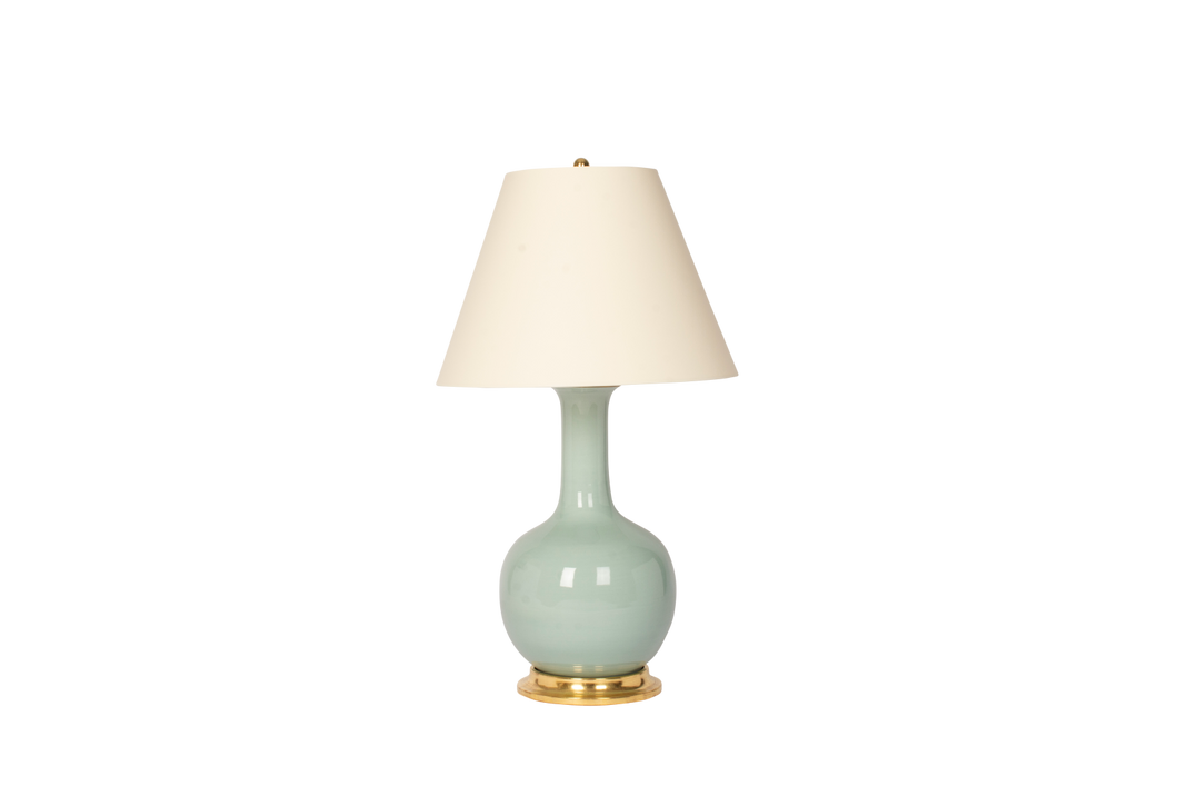 Single Gourd Large Lamp in Duck Egg