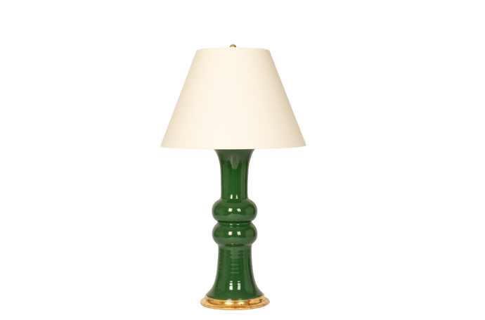 Sophie Large Lamp in Dark Green