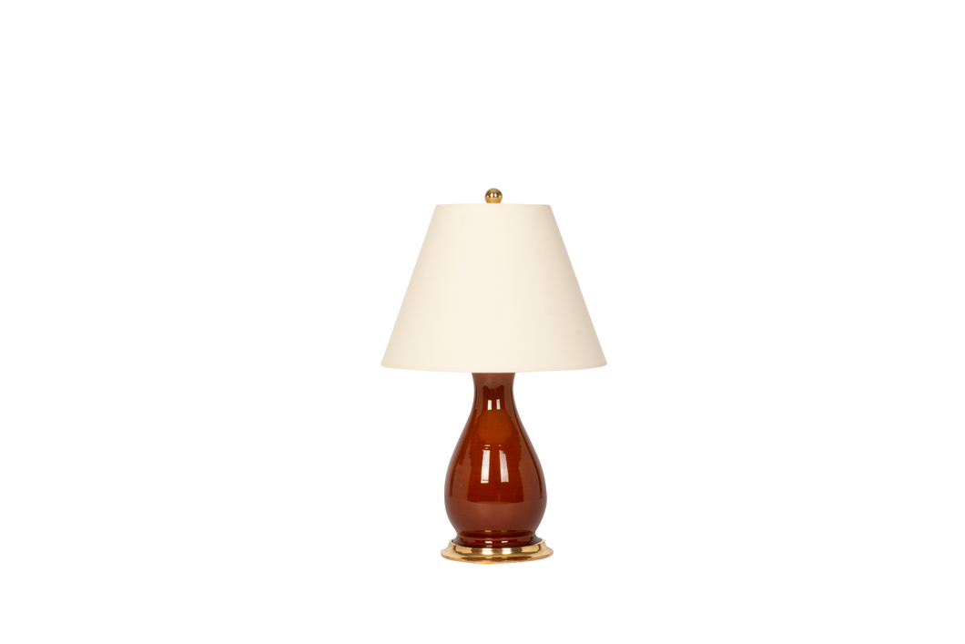 Louisa Small Lamp in Amber