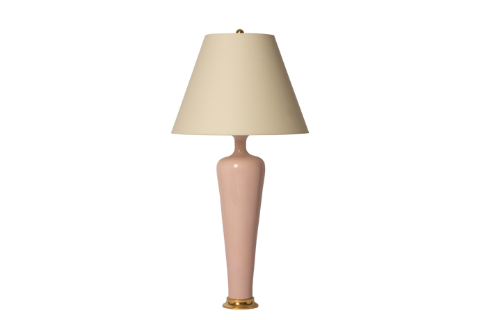Anthony Medium Lamp in Blush Pink