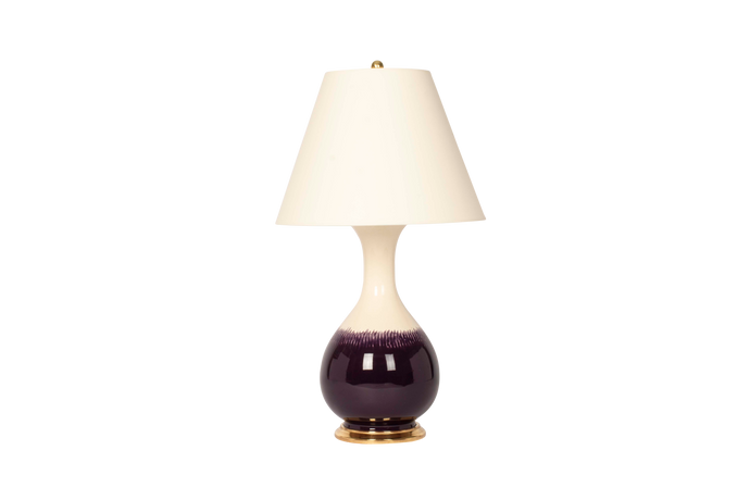 Katie Medium Lamp in Plum Ombré