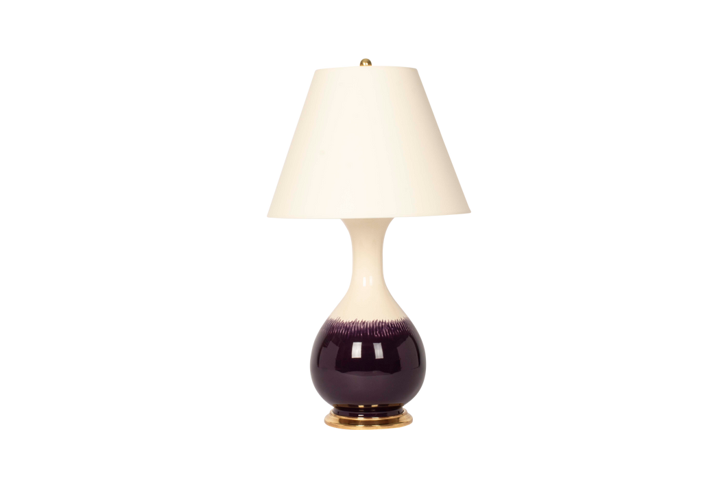 Katie Medium Lamp in Plum Ombré