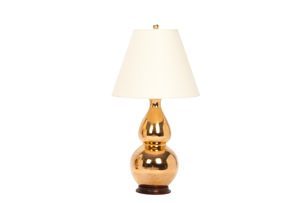 Aurora Medium Lamp in Gold Luster