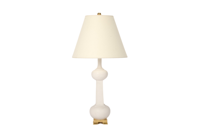 Hadley Medium Lamp in Matte White