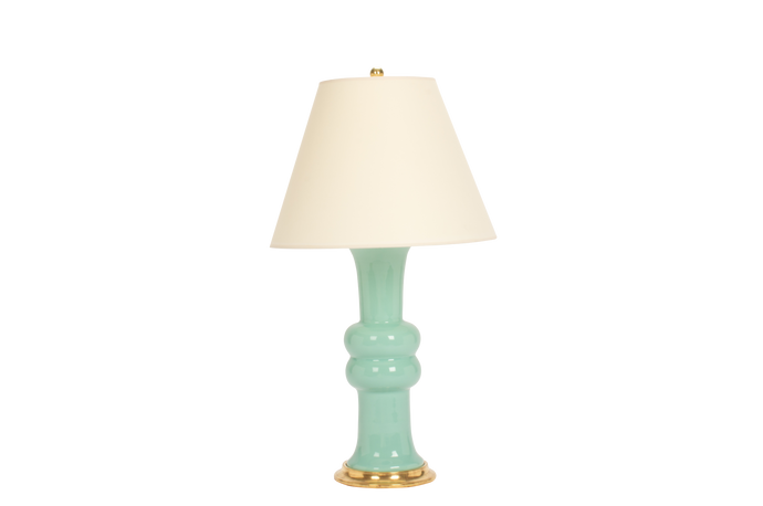 Sophie Medium Lamp in Pale Blue Green