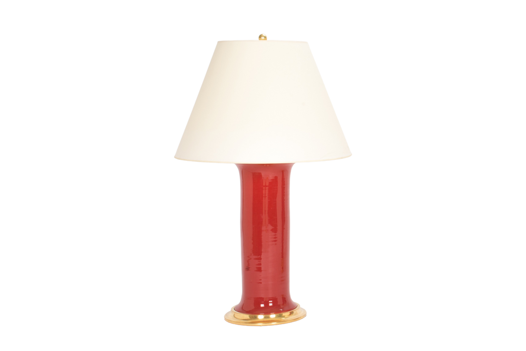 Patricia Large Lamp in Scarlet