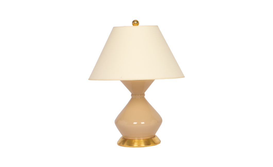 Hager Small Lamp in Warm Beige