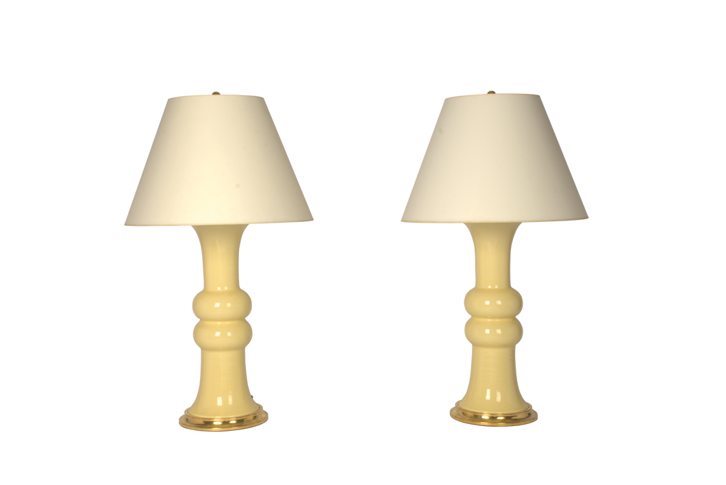 Sophie Large Lamp Pair in Butter