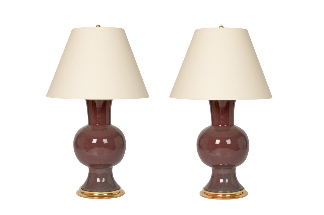 Todd Lamp Pair in Ironstone