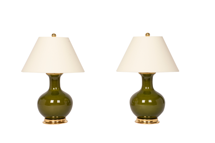 William Small Lamp Pair in Spruce