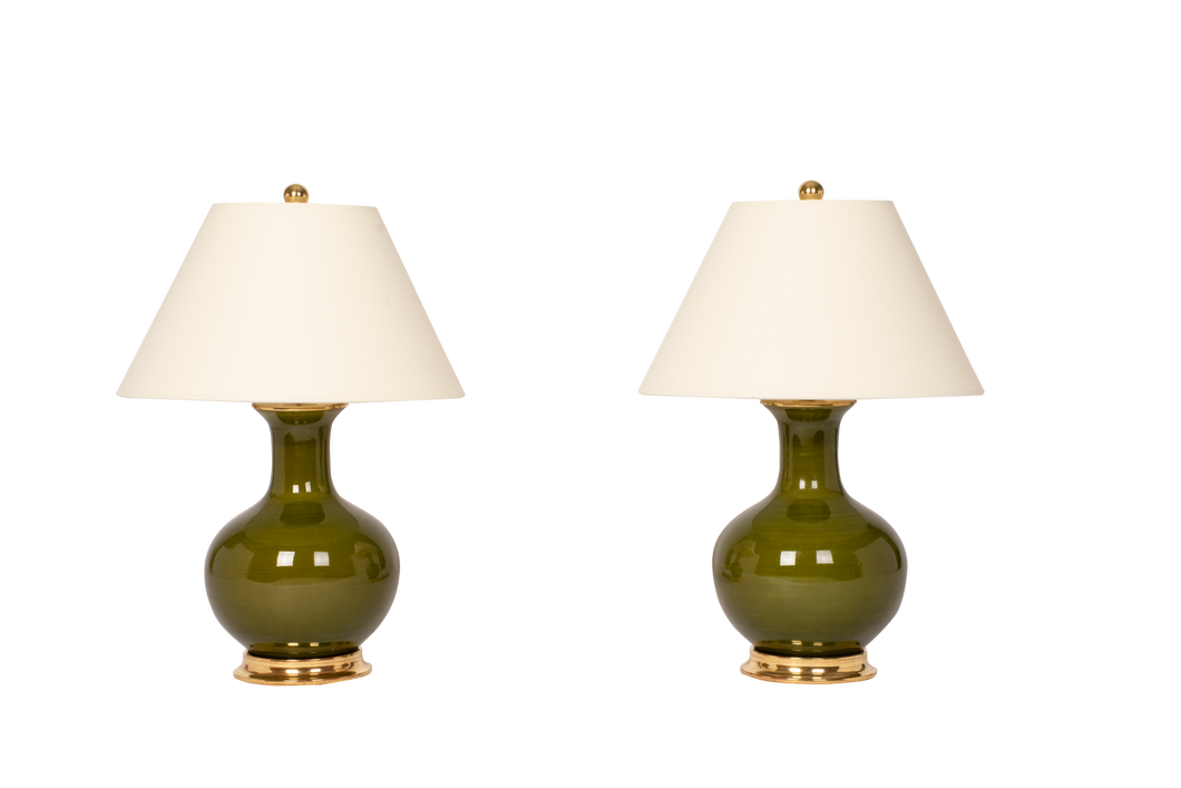 William Small Lamp Pair in Spruce