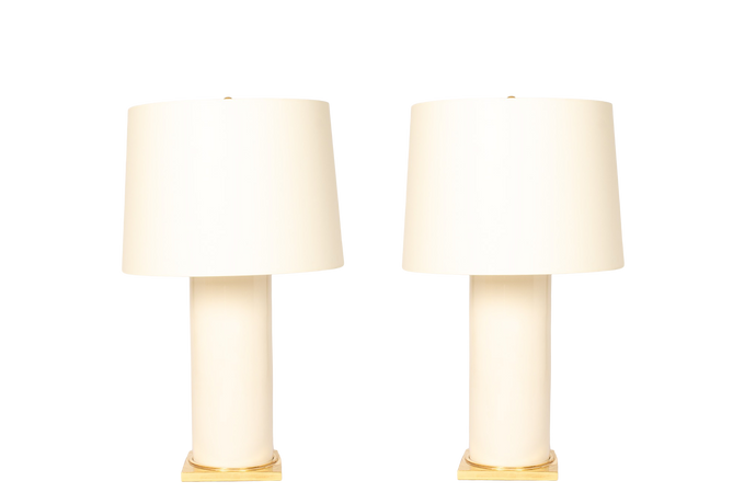 Zaheer Lamp Pair in Clear