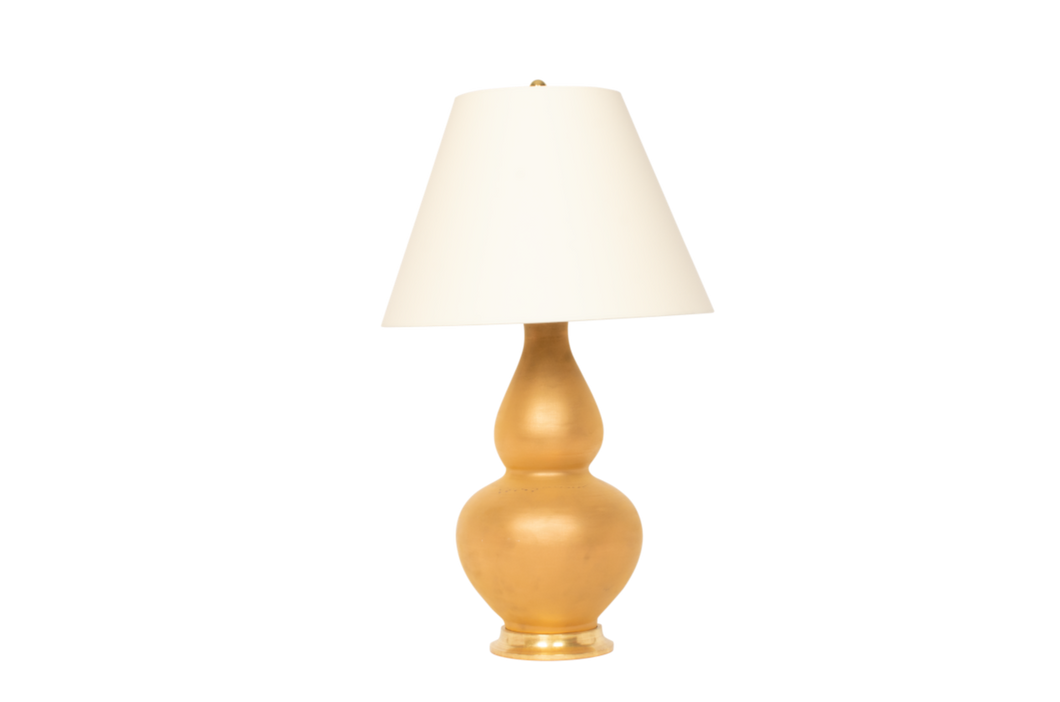 Aurora Large Lamp in Matte Gold Luster