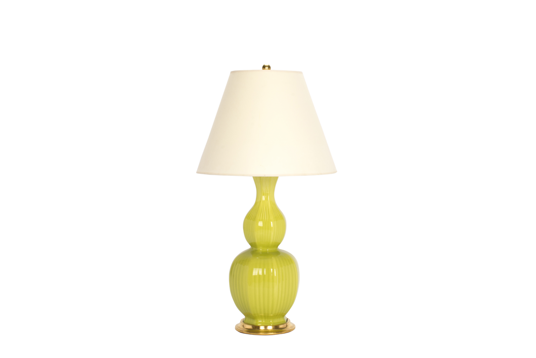 Delft Lamp in Apple Green