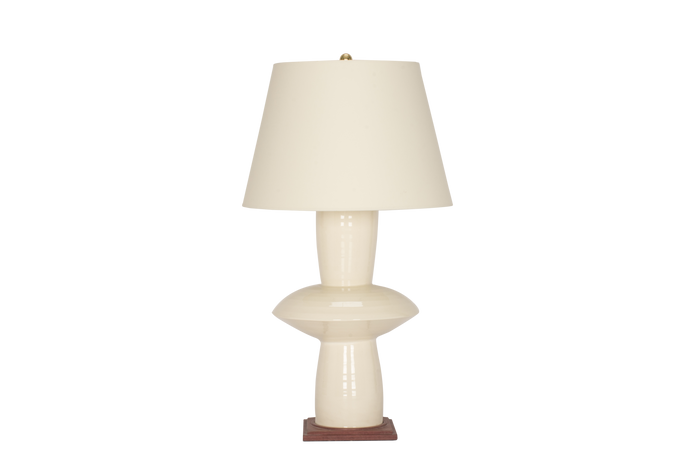 Hand-Thrown Alexa Medium Lamp in Clear