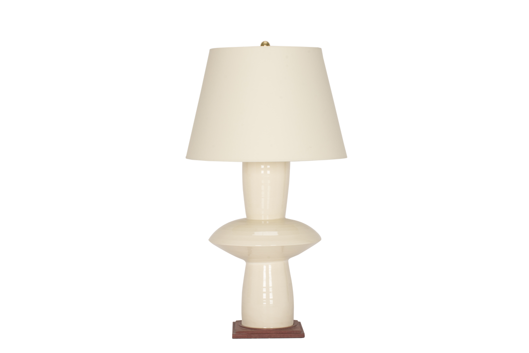 Hand-Thrown Alexa Medium Lamp in Clear