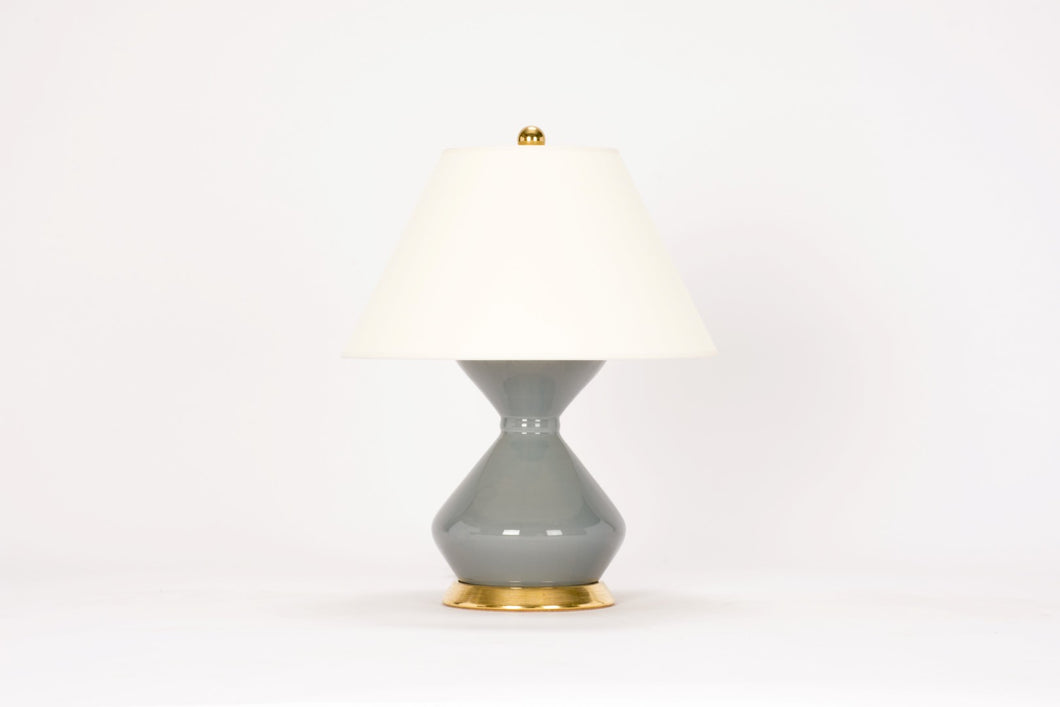 Hager Small Lamp in Blue Grey