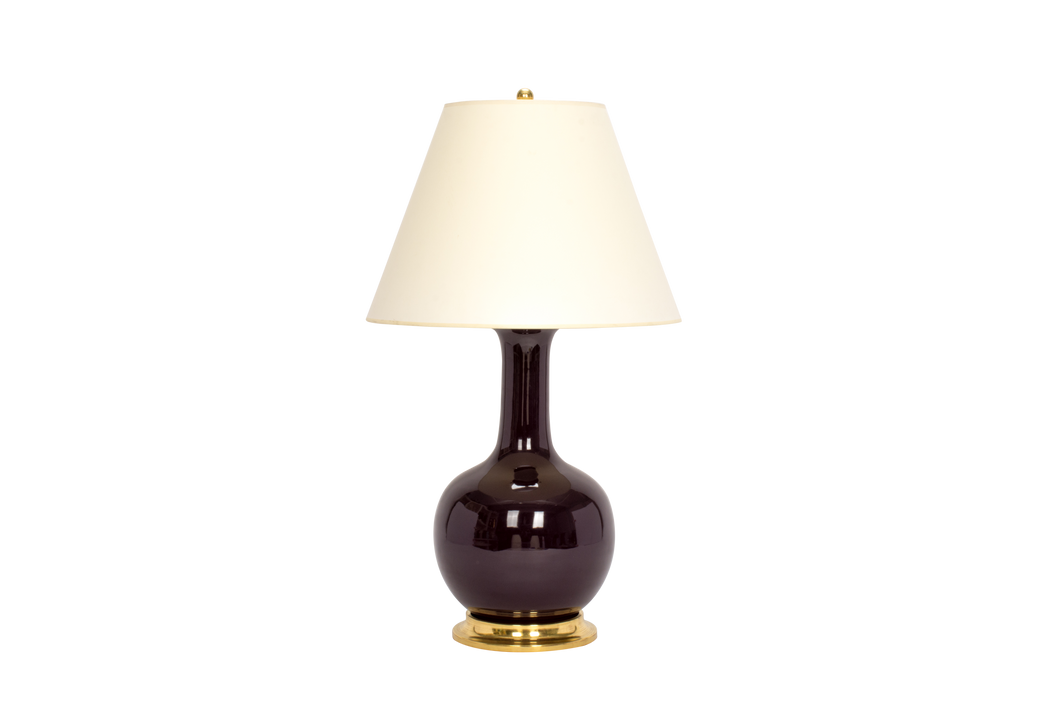 Single Gourd Large Lamp in Purple