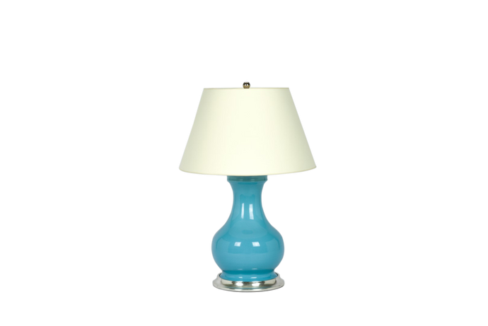 Hann Medium Lamp in Light Blue