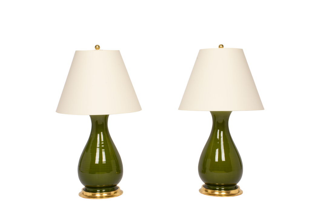 Louisa lamp pair, spruce