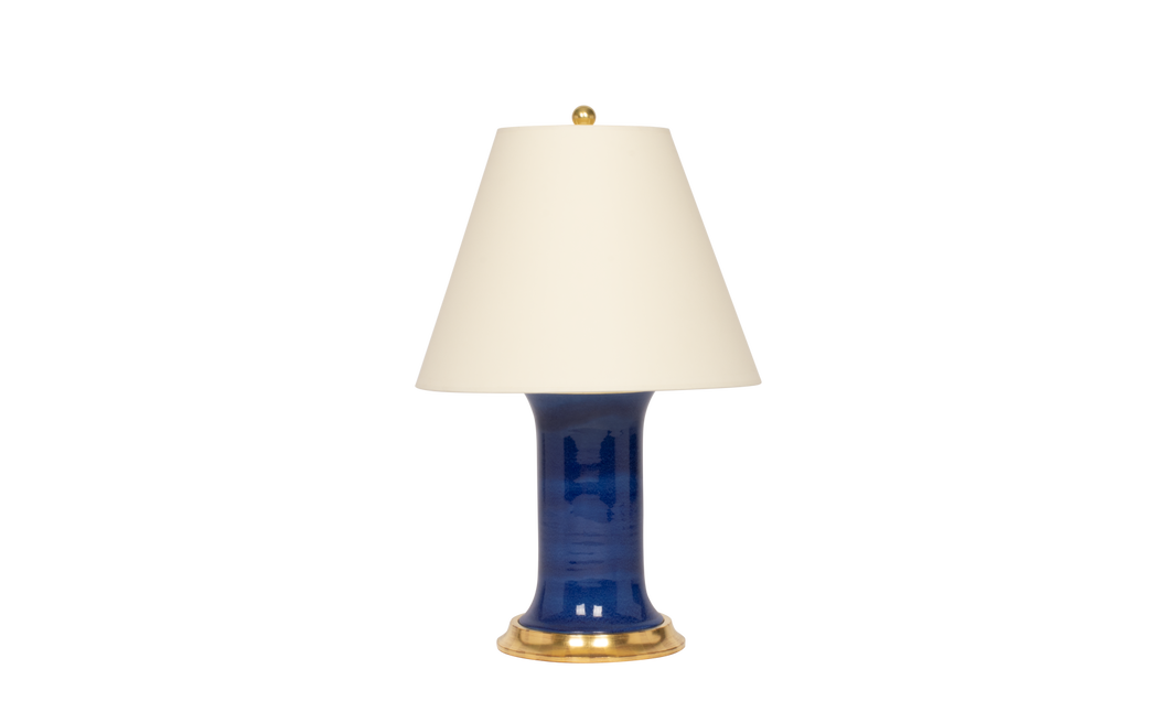 Patricia Small Lamp in Sapphire Blue