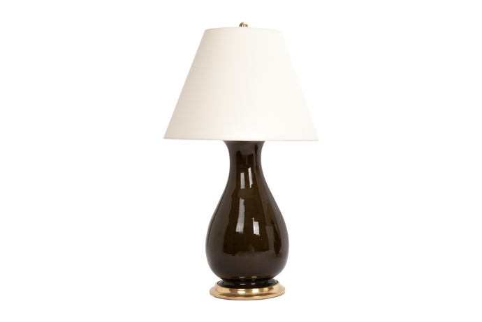 Louisa Medium Lamp in Olive