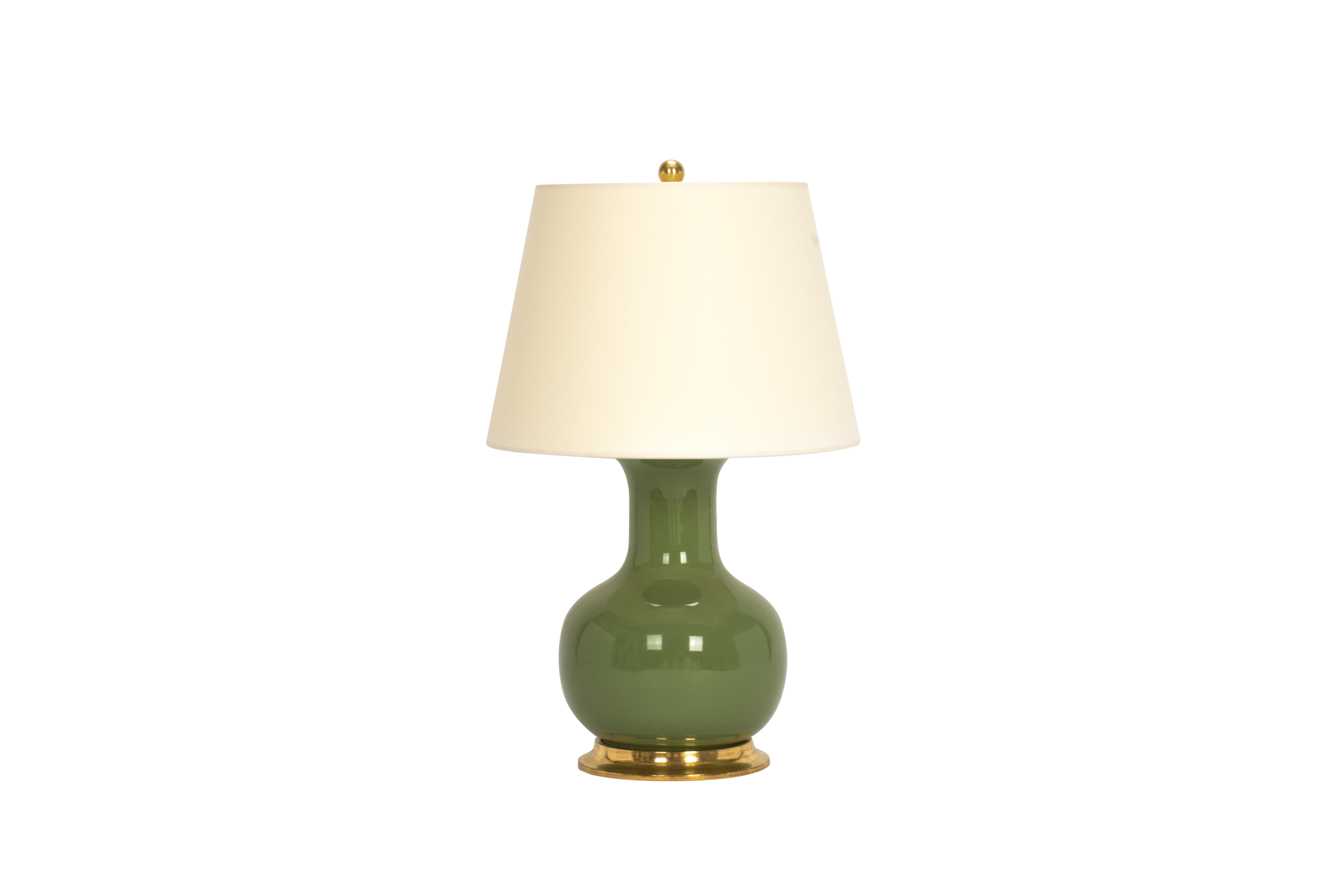 William Medium Lamp in Avocado – Christopher Spitzmiller, Inc.