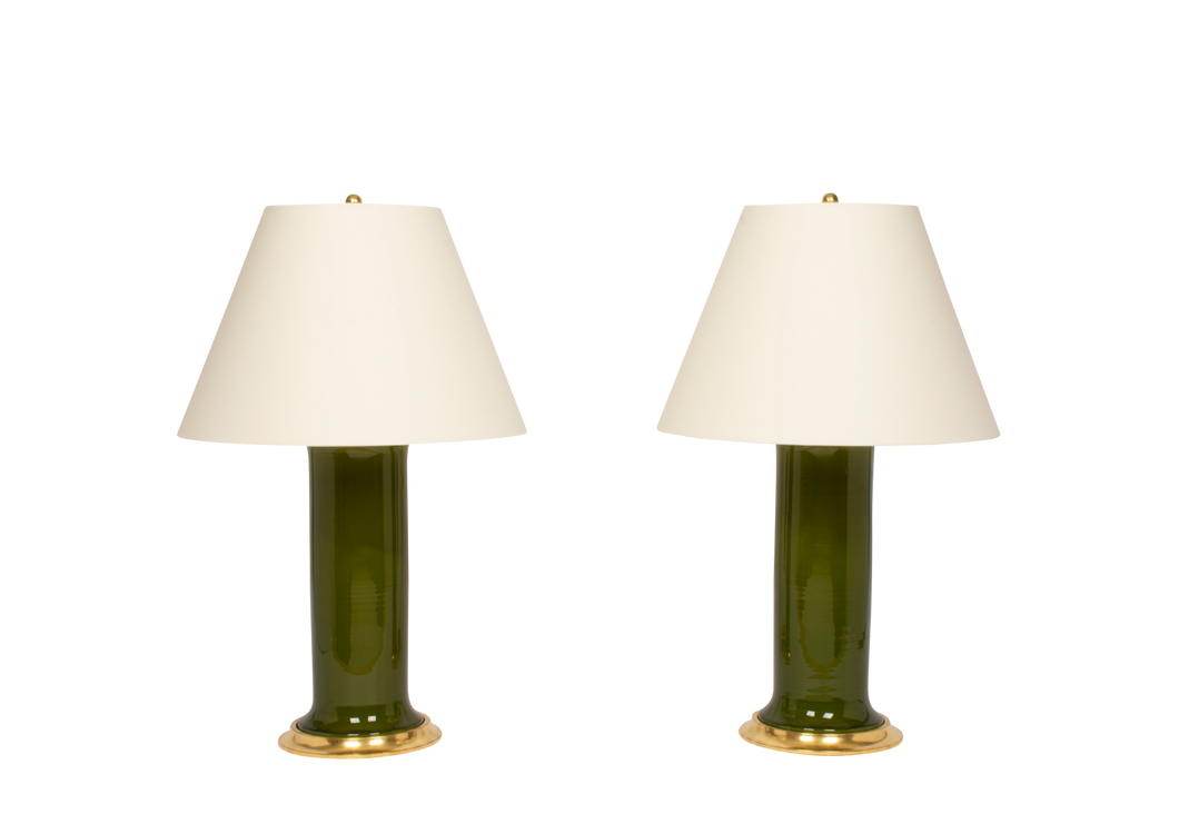 Patricia Large Lamp Pair in Spruce