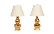 Alexander Small Lamp Pair in Gold Luster