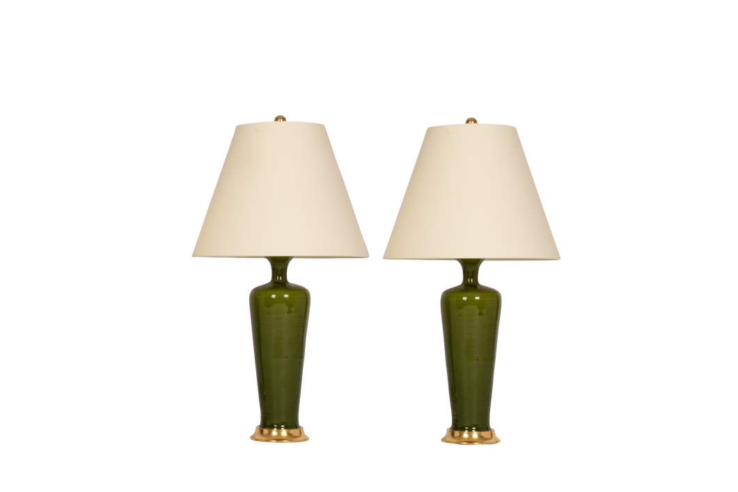 Anthony Small Lamp Pair in Spruce