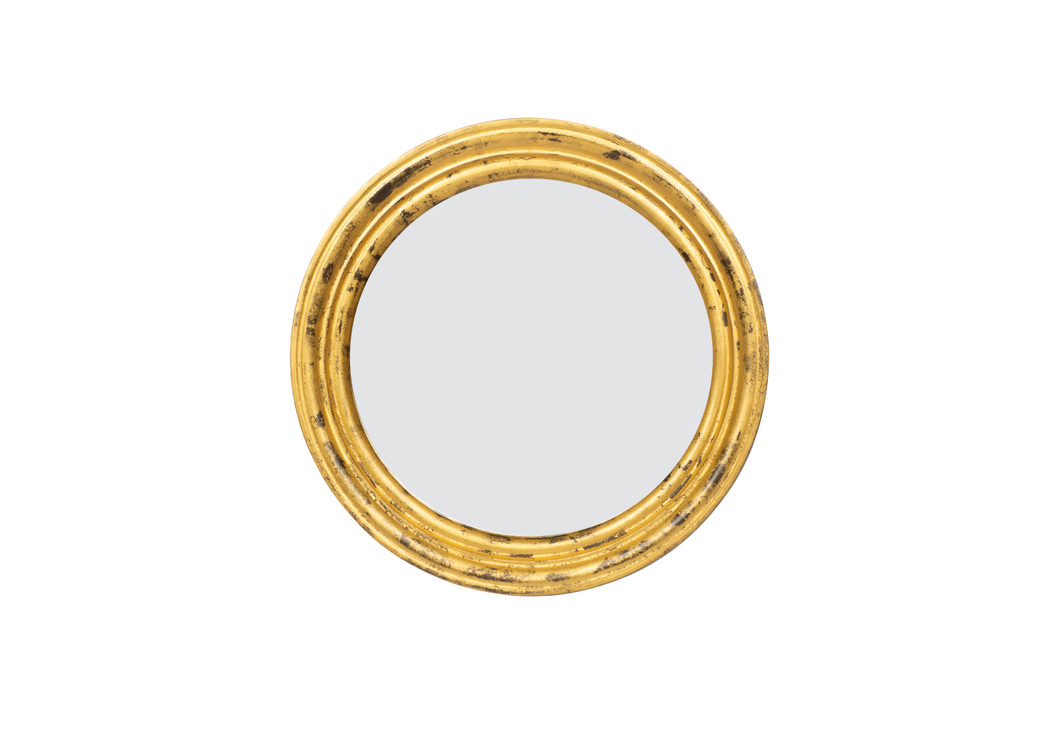 Antiqued Gold Mirror